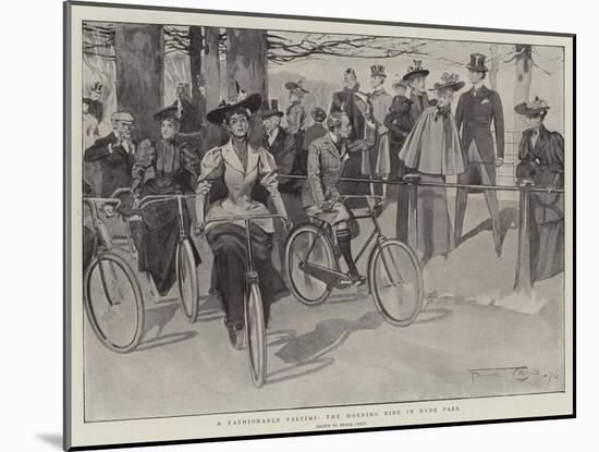 A Fashionable Pastime, the Morning Ride in Hyde Park-Frank Craig-Mounted Giclee Print