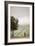 A Father And Daughter Take In The Beauty In The Nepal Mountains-Lindsay Daniels-Framed Photographic Print