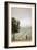 A Father And Daughter Take In The Beauty In The Nepal Mountains-Lindsay Daniels-Framed Photographic Print