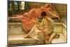 A Favorite Poet-Sir Lawrence Alma-Tadema-Mounted Art Print