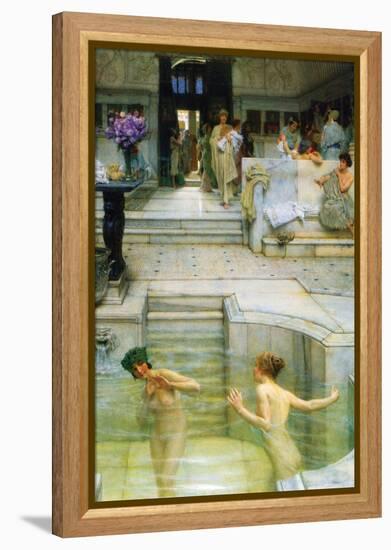 A Favorite Tradition-Sir Lawrence Alma-Tadema-Framed Stretched Canvas