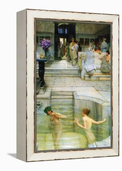 A Favorite Tradition-Sir Lawrence Alma-Tadema-Framed Stretched Canvas