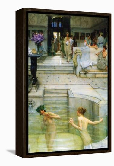 A Favorite Tradition-Sir Lawrence Alma-Tadema-Framed Stretched Canvas