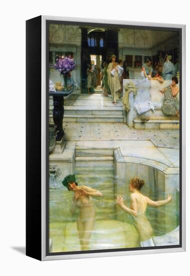 A Favorite Tradition-Sir Lawrence Alma-Tadema-Framed Stretched Canvas