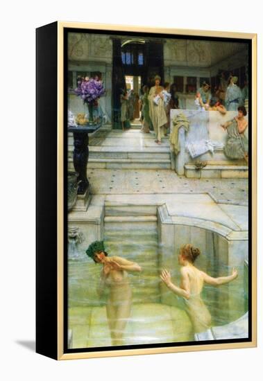 A Favorite Tradition-Sir Lawrence Alma-Tadema-Framed Stretched Canvas