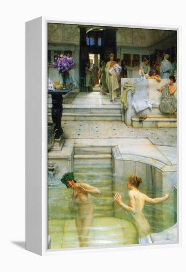 A Favorite Tradition-Sir Lawrence Alma-Tadema-Framed Stretched Canvas