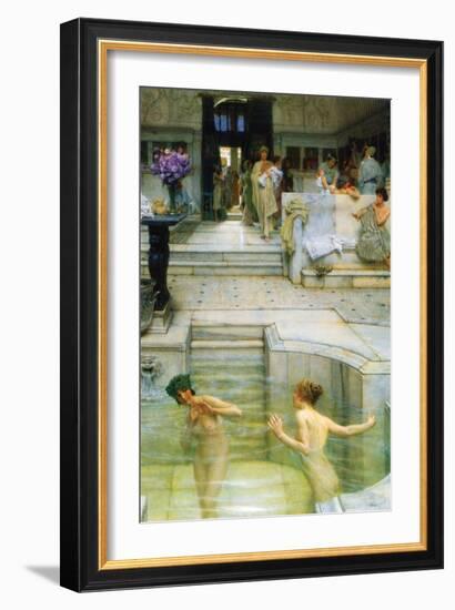 A Favorite Tradition-Sir Lawrence Alma-Tadema-Framed Art Print