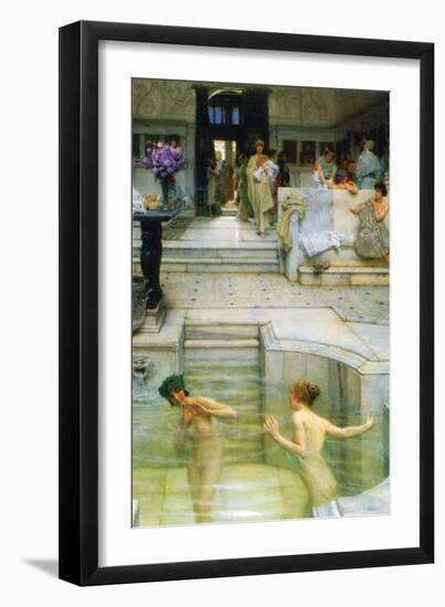 A Favorite Tradition-Sir Lawrence Alma-Tadema-Framed Art Print