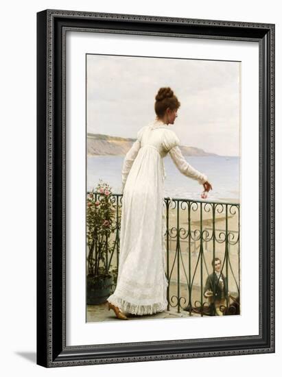 A Favour, 1898-Edmund Blair Leighton-Framed Giclee Print