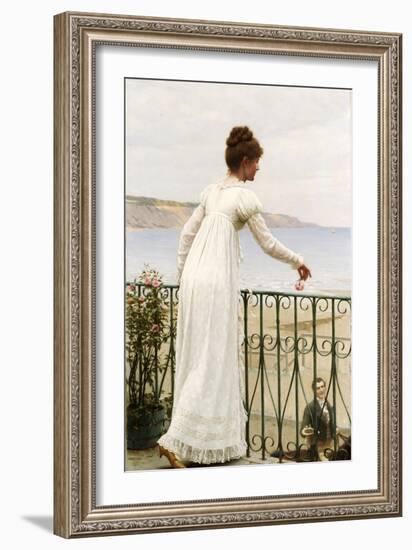 A Favour, 1898-Edmund Blair Leighton-Framed Giclee Print