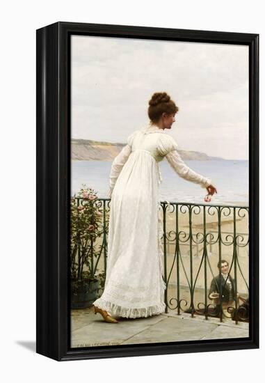 A Favour, 1898-Edmund Blair Leighton-Framed Premier Image Canvas