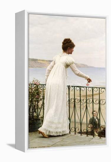 A Favour, 1898-Edmund Blair Leighton-Framed Premier Image Canvas