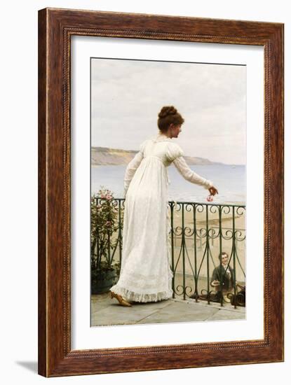 A Favour, 1898-Edmund Blair Leighton-Framed Giclee Print