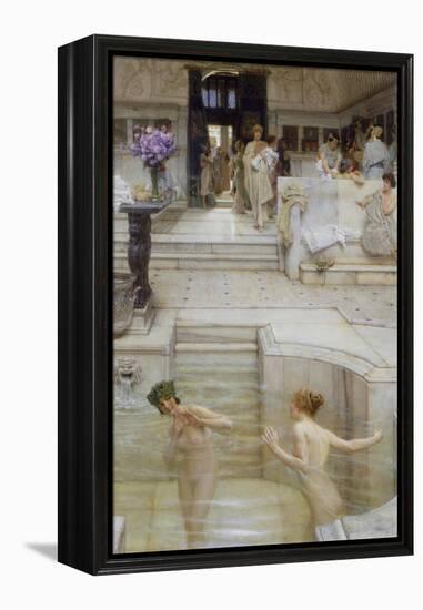 A Favourite Custom-Sir Lawrence Alma-Tadema-Framed Premier Image Canvas