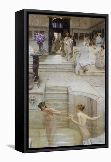 A Favourite Custom-Sir Lawrence Alma-Tadema-Framed Premier Image Canvas