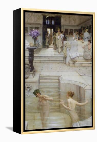 A Favourite Custom-Sir Lawrence Alma-Tadema-Framed Premier Image Canvas