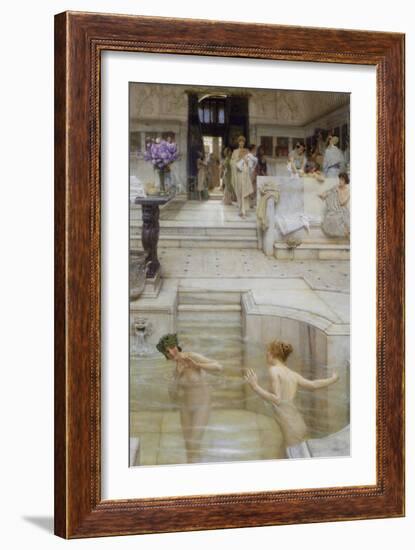 A Favourite Custom-Sir Lawrence Alma-Tadema-Framed Giclee Print