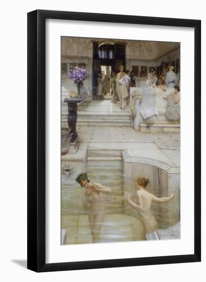 A Favourite Custom-Sir Lawrence Alma-Tadema-Framed Giclee Print