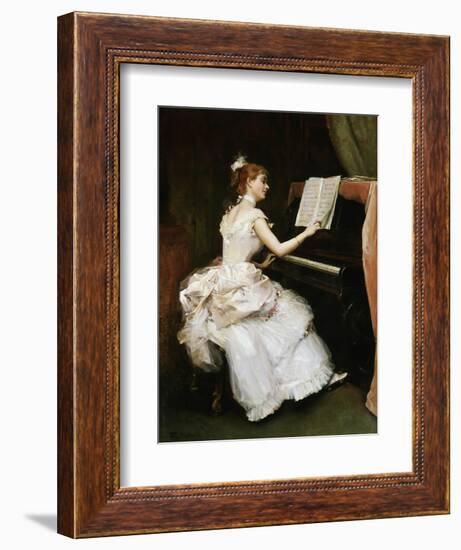 A Favourite Piece-Raimundo De Madrazo Y Garreta-Framed Giclee Print