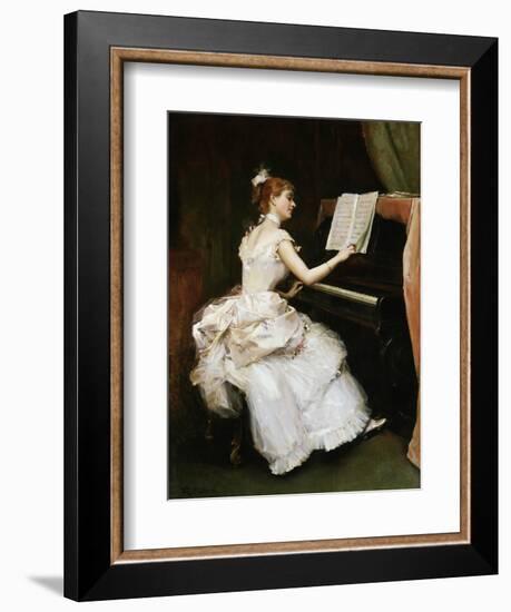 A Favourite Piece-Raimundo De Madrazo Y Garreta-Framed Giclee Print