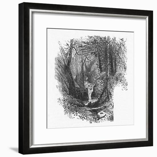 'A Feeder to the Lake', 1883-Unknown-Framed Giclee Print