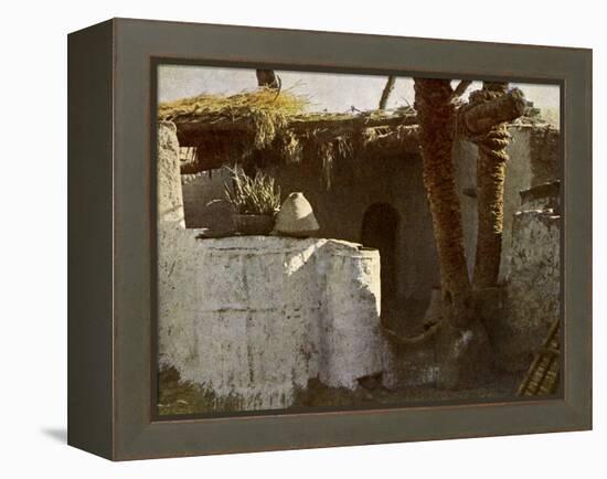 A Fellahin's domicile, Egypt-English Photographer-Framed Premier Image Canvas