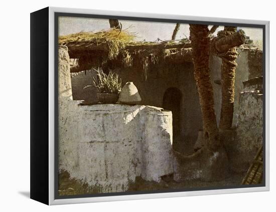 A Fellahin's domicile, Egypt-English Photographer-Framed Premier Image Canvas