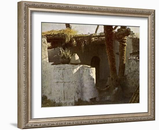 A Fellahin's domicile, Egypt-English Photographer-Framed Giclee Print