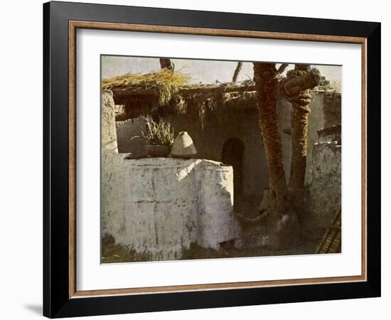 A Fellahin's domicile, Egypt-English Photographer-Framed Giclee Print