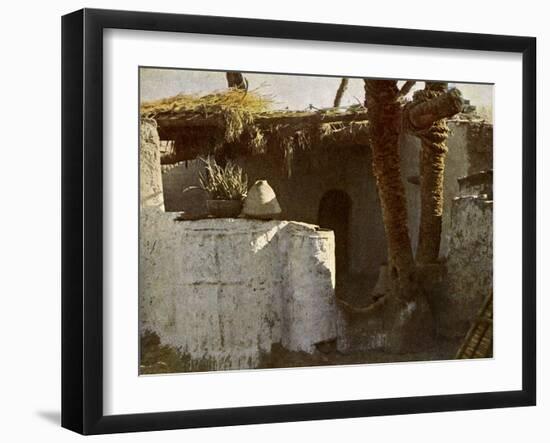 A Fellahin's domicile, Egypt-English Photographer-Framed Giclee Print