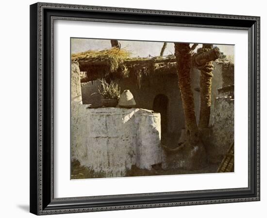 A Fellahin's domicile, Egypt-English Photographer-Framed Giclee Print