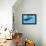 A Female Humpback Whale Swims with Her Calf Through Ocean Waters-null-Framed Stretched Canvas displayed on a wall