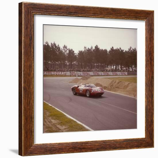 A Ferrari 250 P at Le Mans, France, 1963-null-Framed Photographic Print