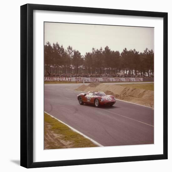 A Ferrari 250 P at Le Mans, France, 1963-null-Framed Photographic Print