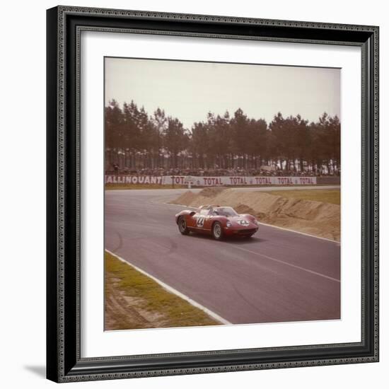 A Ferrari 250 P at Le Mans, France, 1963-null-Framed Photographic Print