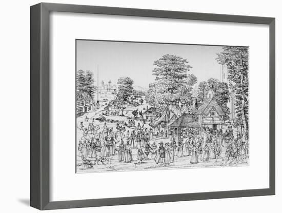 A fete at Horselydown, Southwark, in 1590, 1904-Unknown-Framed Giclee Print