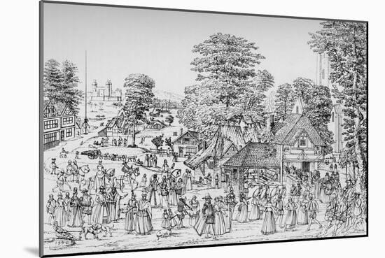 A fete at Horselydown, Southwark, in 1590, 1904-Unknown-Mounted Giclee Print
