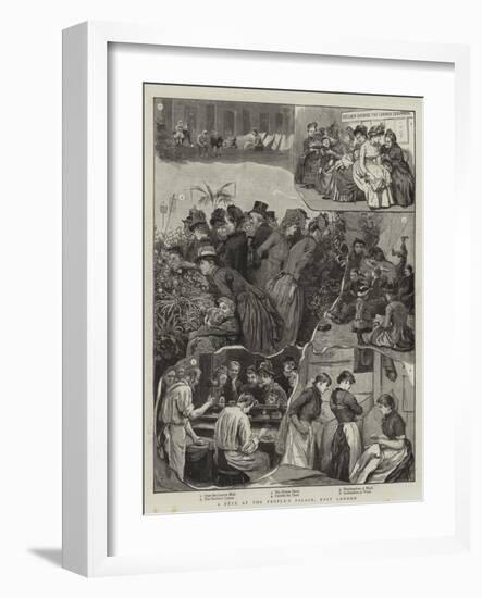 A Fete at the People's Palace, East London-Robert Barnes-Framed Giclee Print