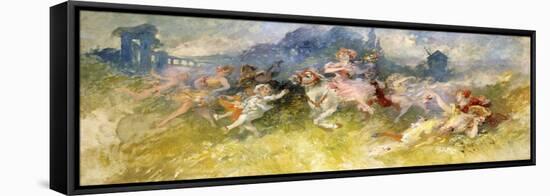 A Fete Champetre-Jules Chéret-Framed Premier Image Canvas