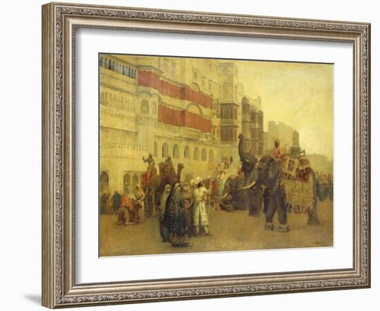 A Fete Day at Bekanir-Beloochistan, Bekanir-Edwin Lord Weeks-Framed Giclee Print