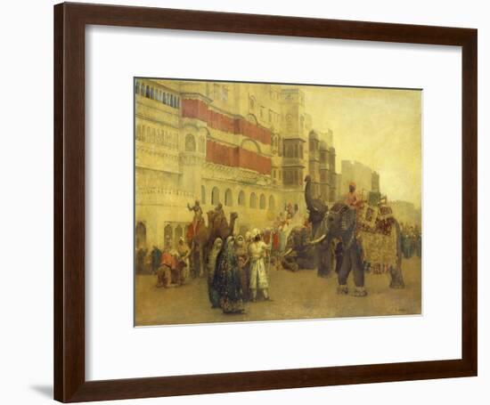 A Fete Day at Bekanir-Beloochistan, Bekanir-Edwin Lord Weeks-Framed Giclee Print