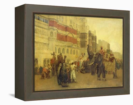 A Fete Day at Bekanir-Beloochistan, Bekanir-Edwin Lord Weeks-Framed Premier Image Canvas