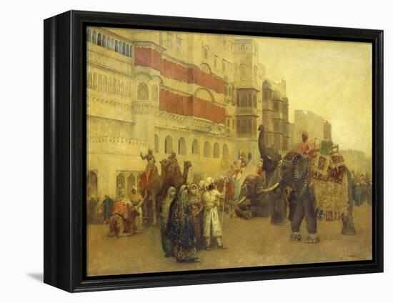 A Fete Day at Bekanir-Beloochistan, Bekanir-Edwin Lord Weeks-Framed Premier Image Canvas