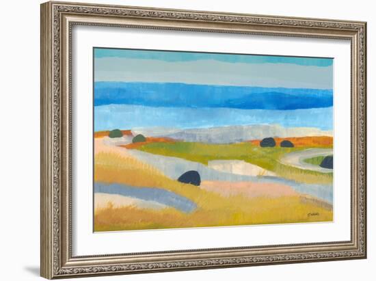 A Field in Iceland-Jan Weiss-Framed Art Print