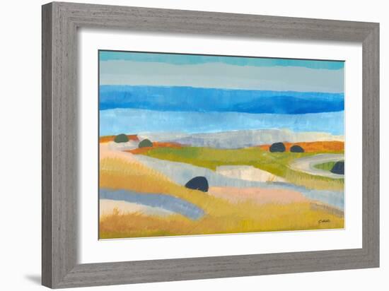 A Field in Iceland-Jan Weiss-Framed Art Print