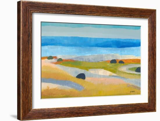 A Field in Iceland-Jan Weiss-Framed Art Print