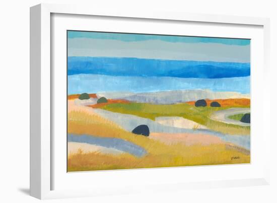 A Field in Iceland-Jan Weiss-Framed Art Print