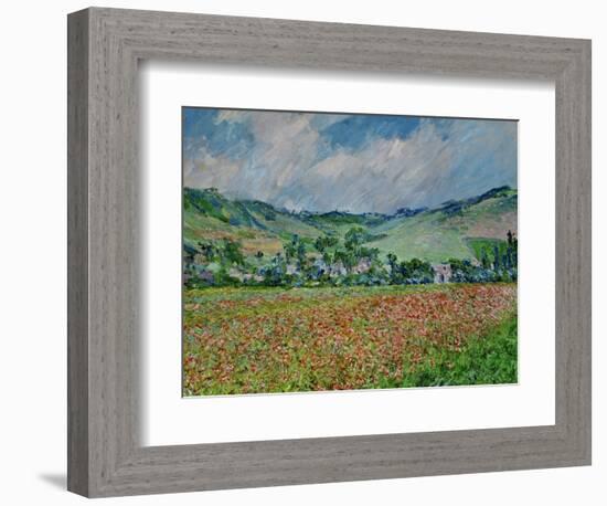 A Field of Poppies-Claude Monet-Framed Giclee Print