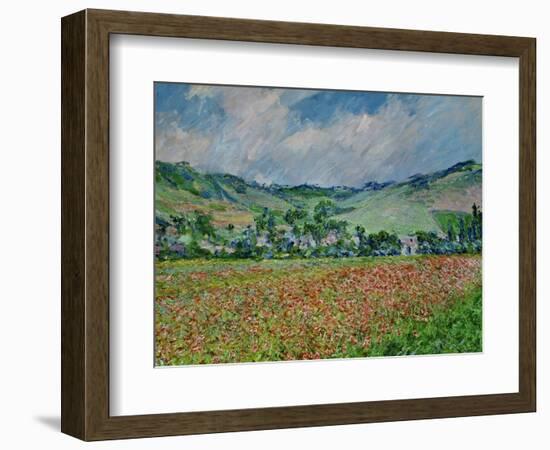 A Field of Poppies-Claude Monet-Framed Giclee Print