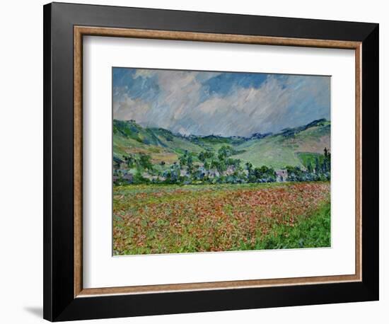 A Field of Poppies-Claude Monet-Framed Giclee Print